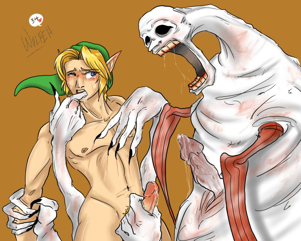 dead_hand gay link link_(ocarina_of_time) male monster monster_on_male ocarina_of_time penis the_legend_of_zelda