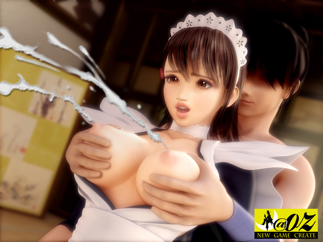 3d @oz breasts bright_one iroha lactation maid milk samurai_shodown