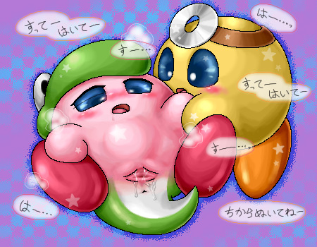 box_xod cosplay crossover dr._mario_(cosplay) dr._mario_(series) keeby kirby kirby_(series) mario_(series) nintendo non-english_text yoshi_(cosplay)