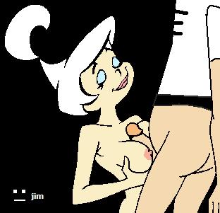 breasts female george_jetson hanna-barbera human judy_jetson male nipples paizuri penis straight the_jetsons