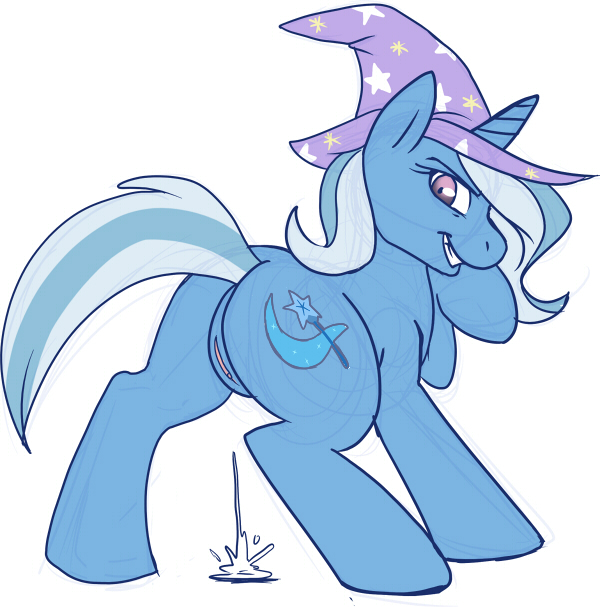 equine female female_only feral feral_only friendship_is_magic my_little_pony smooth_skin snailz tagme trixie trixie_(mlp) trixie_lulamoon unicorn