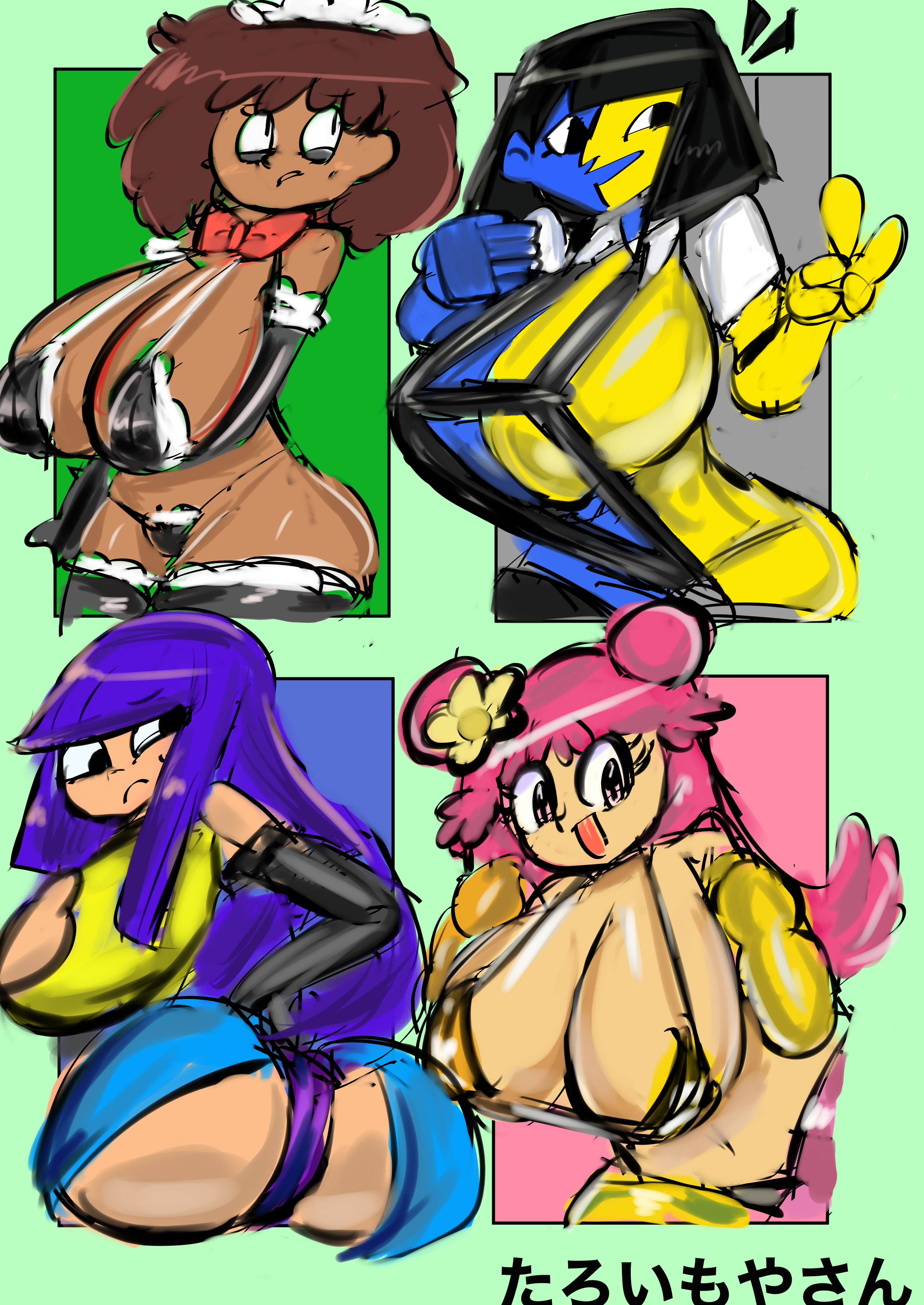 ami onuki, amphibia, anne boonchuy, ena, ena (series), glitch techs, hi hi puffy amiyumi, kotarodayo1126, miko kubota