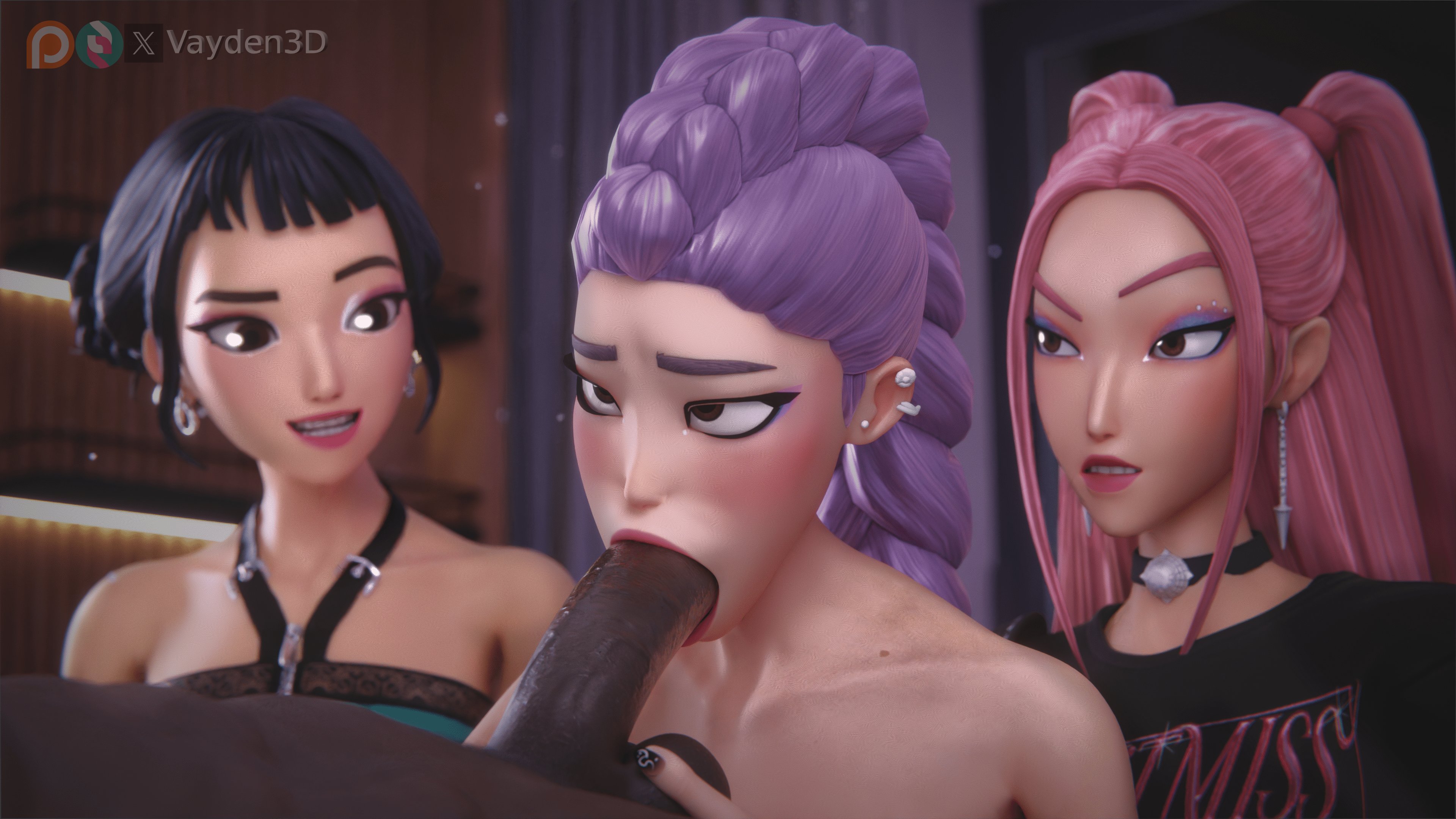 3d, dark-skinned male, female, female focus, fortnite, huge cock, interracial, kpop demon hunters, male, mira (kpop demon hunters), rumi (kpop demon hunters), tagme, vayden3d, zoey (kpop demon hunters)