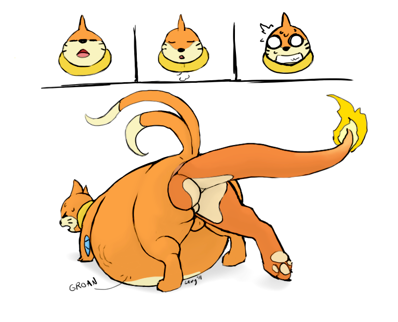 2011 anal_vore buizel charem charmeleon color feral fire fur insertion interspecies longlevy male male_only multiple_males nintendo nude pokemon tagme tail tail_fire vore yaoi