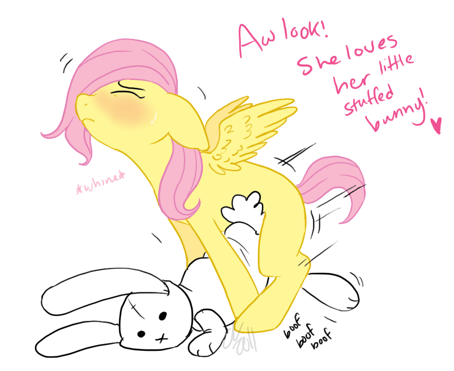 angel_bunny cartoonlion fluttershy_(mlp) friendship_is_magic futanari intersex my_little_pony smooth_skin