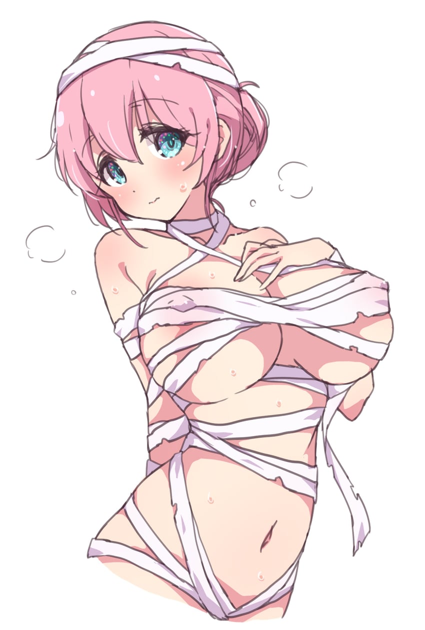 1girls, artist request, big breasts, bocchi the rock!, breasts, female, gotou michiyo, tagme