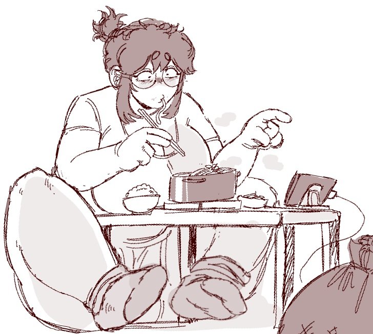 big breasts, breasts, chubby female, eating, fat ass, friday night funkin, friday night funkin mod, girlfriend (friday night funkin), glasses, huge breasts, korean nooby (artist), legs open, legs spread, massacre girlfriend (friday night funkin), millie (mistful crimson morning), mistful crimson morning, noodles, oc, sitting, table, thick thighs, watching phone