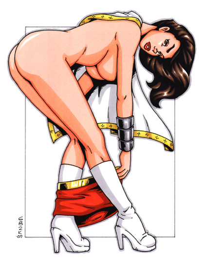 1girls ass dat_ass dc_comics garrett_blair mary_batson mary_marvel nude nude_female pinup shazam_(series) tagme underboob undressing