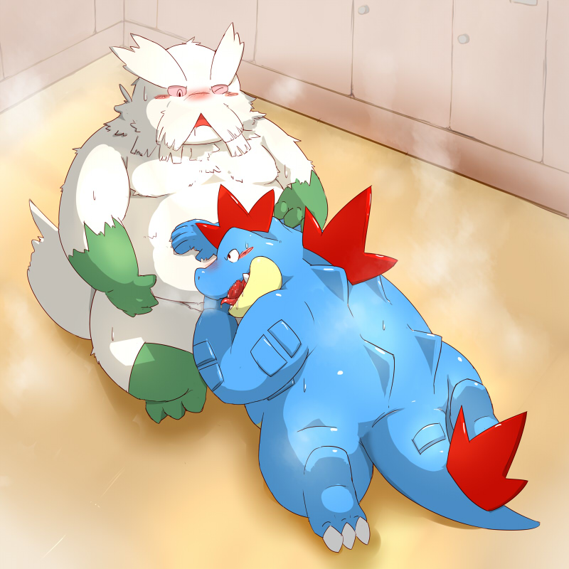 2011 abomasnow censored feraligatr nintendo pixiv2158252 pokemon tagme