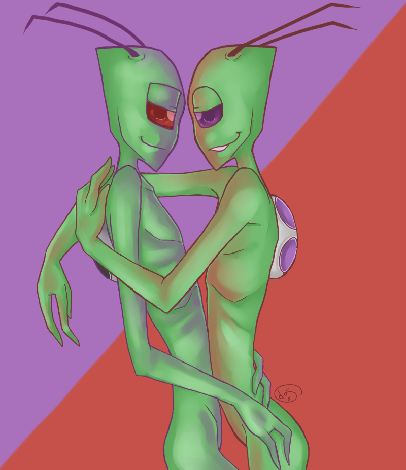 2boys alien almighty_tallest invader_zim male multiple_males tallest_purple tallest_red yaoi