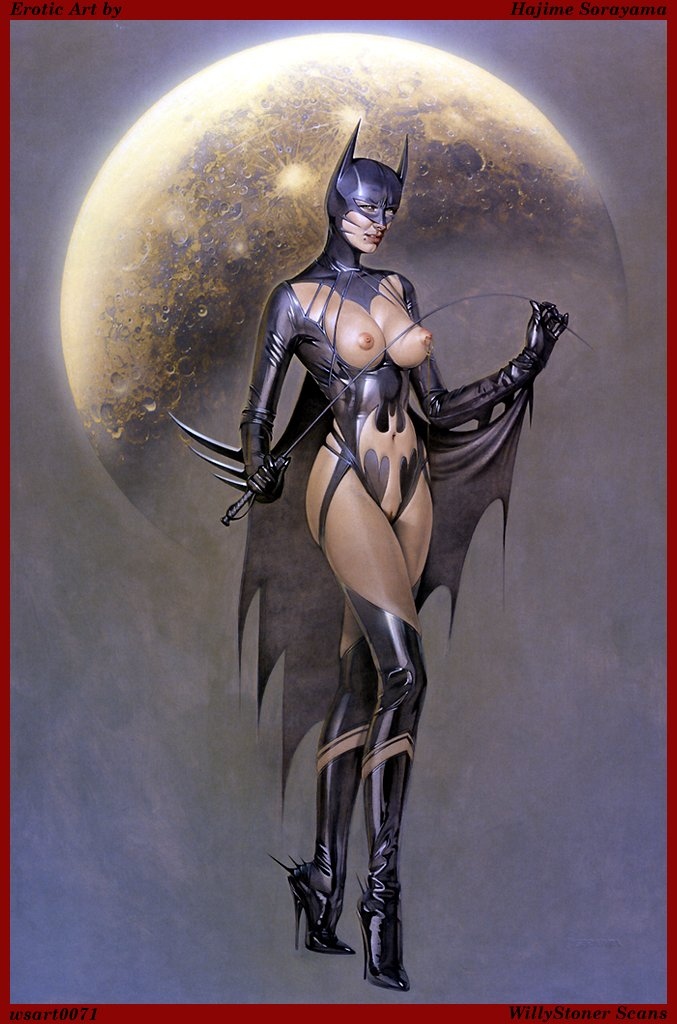 1girls batgirl batman_(series) dc female female_only hajime_sorayama solo tagme