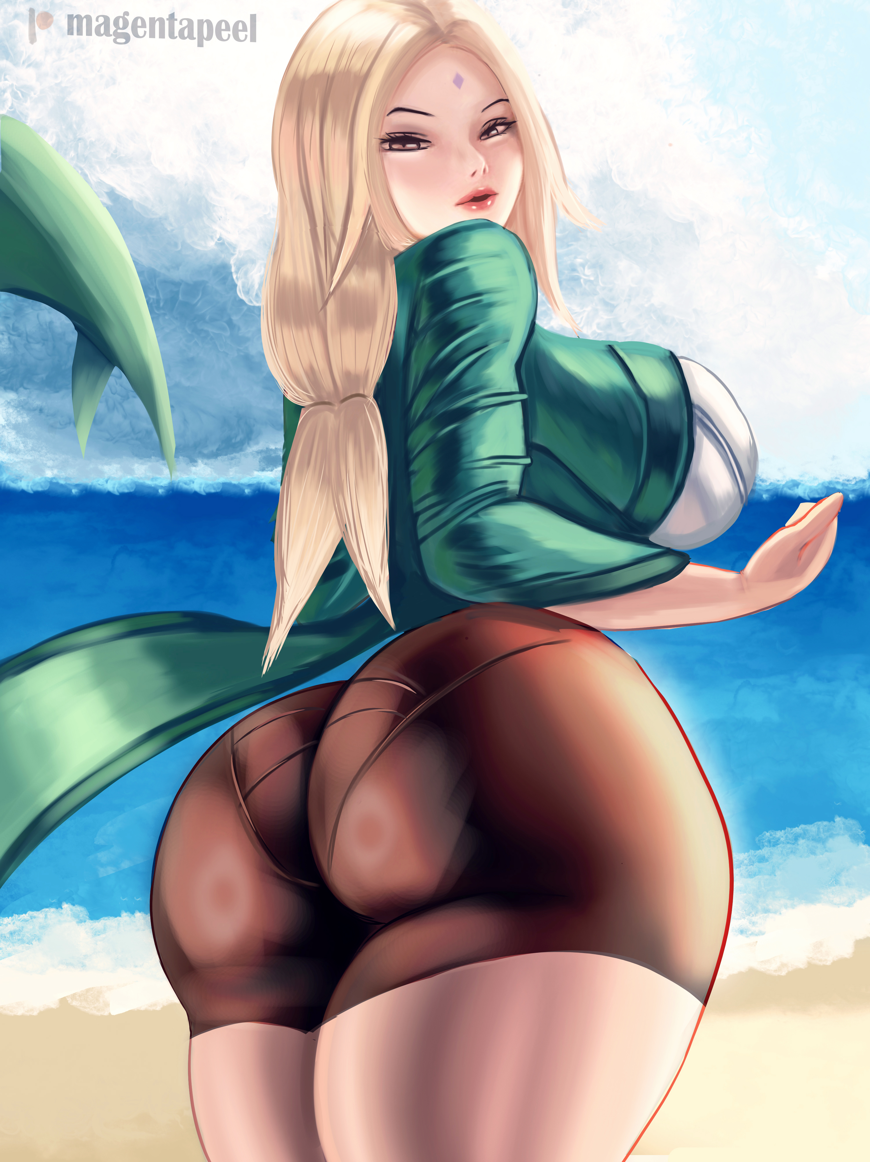 1girls, ass, big ass, big breasts, breasts, female, female only, huge ass, huge breasts, large ass, large breasts, magentapeel, milf, naruto, naruto (series), naruto shippuden, tsunade