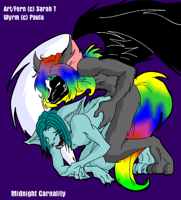 anal canine furry gay male no_humans rainbow razorwing sparkle_dog wings