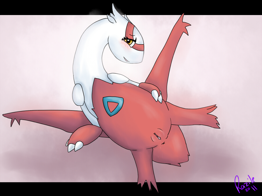 blush claws color female female_only feral latias nude pokemon pokemon_(species) razile solo tagme vulva