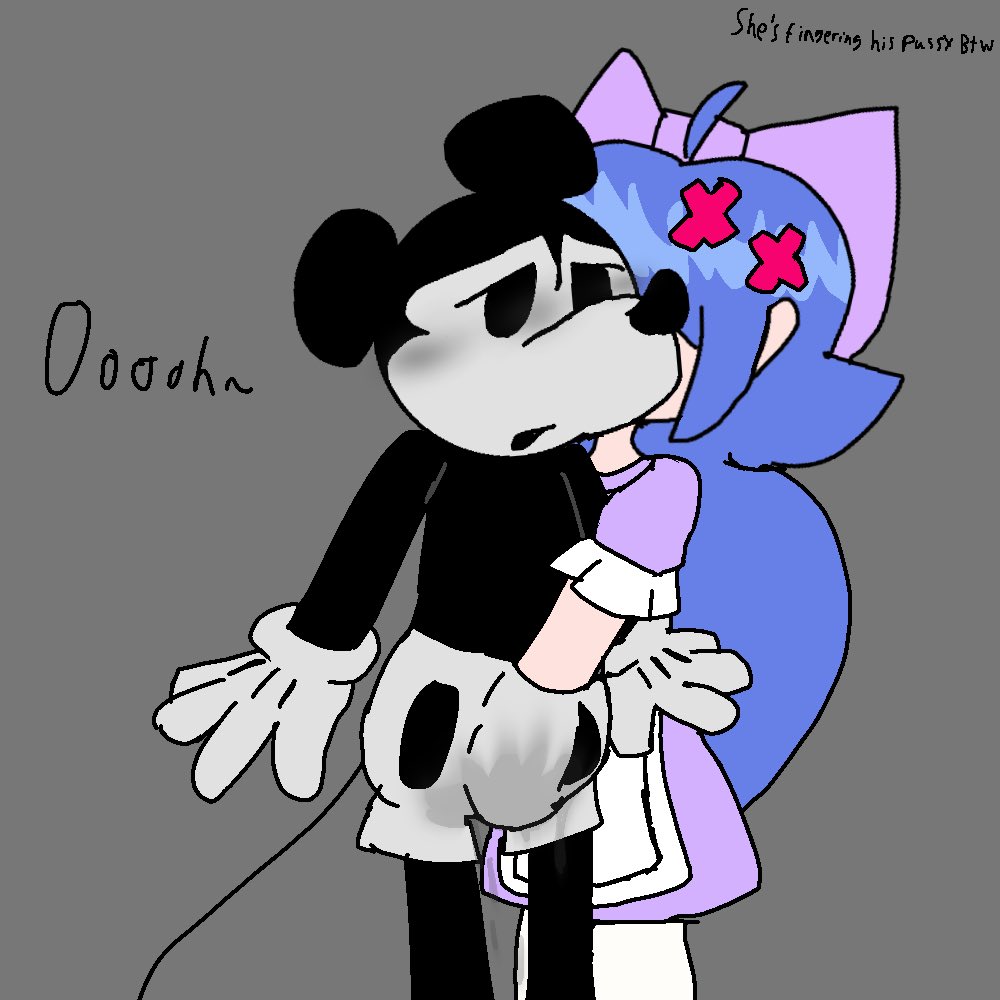 1girls anthro anthro_male black_eyes blue_hair color colored creepypasta cuntboy disney friday_night_funkin friday_night_funkin_mod goodbudsog_(artist) grey_background mickey_mouse moana_melville suicidemouse.avi twitter_link wednesday_infidelity