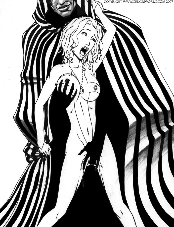 1boy 1girls black_and_white breast_grab cloak_(marvel) cloak_and_dagger dagger_(marvel) deuce female fingering groping male marvel marvel_comics medium_breasts molestation monochrome nipples superhero superheroine