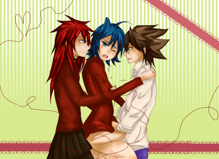 aichi_sendo blue_hair cardfight!!_vanguard ren_suzugamori tagme toshiki_kai