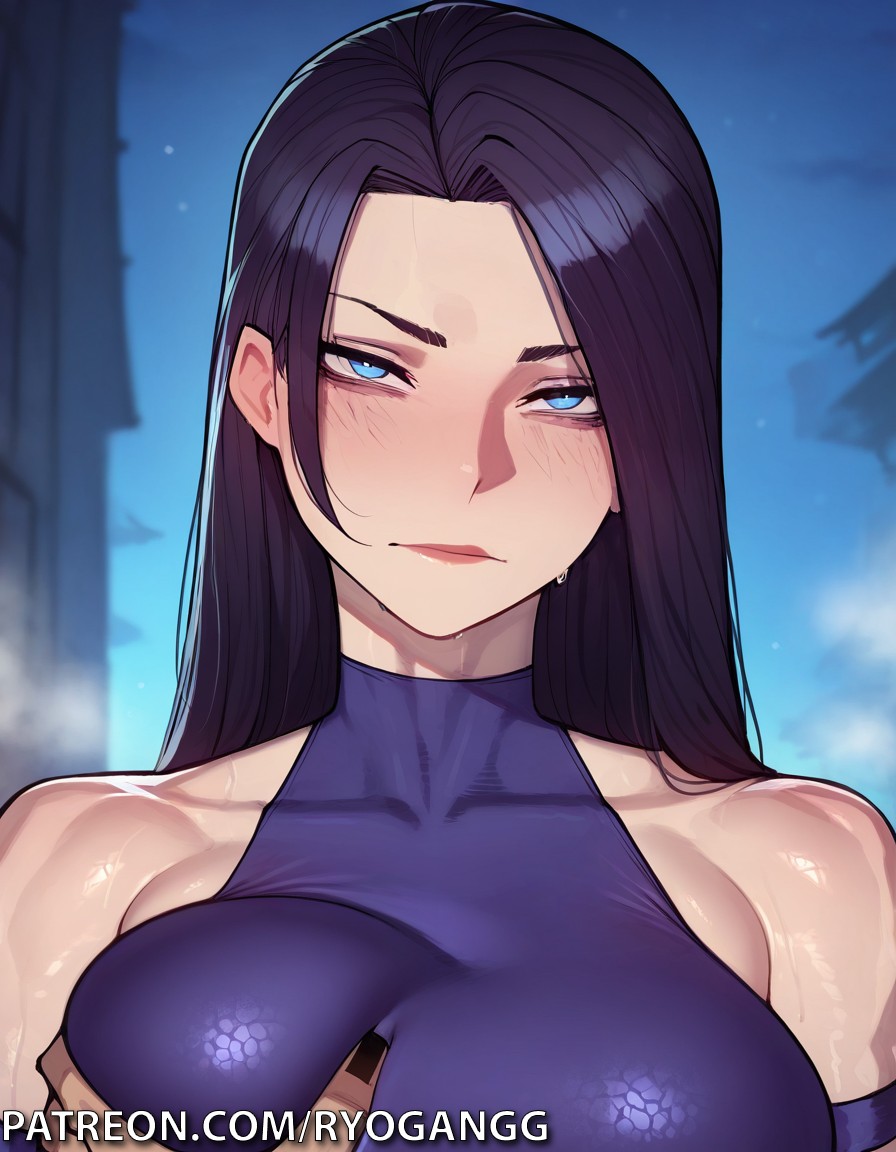 1girls, ai generated, female, marvel, marvel comics, psylocke (kwannon), ryogangg