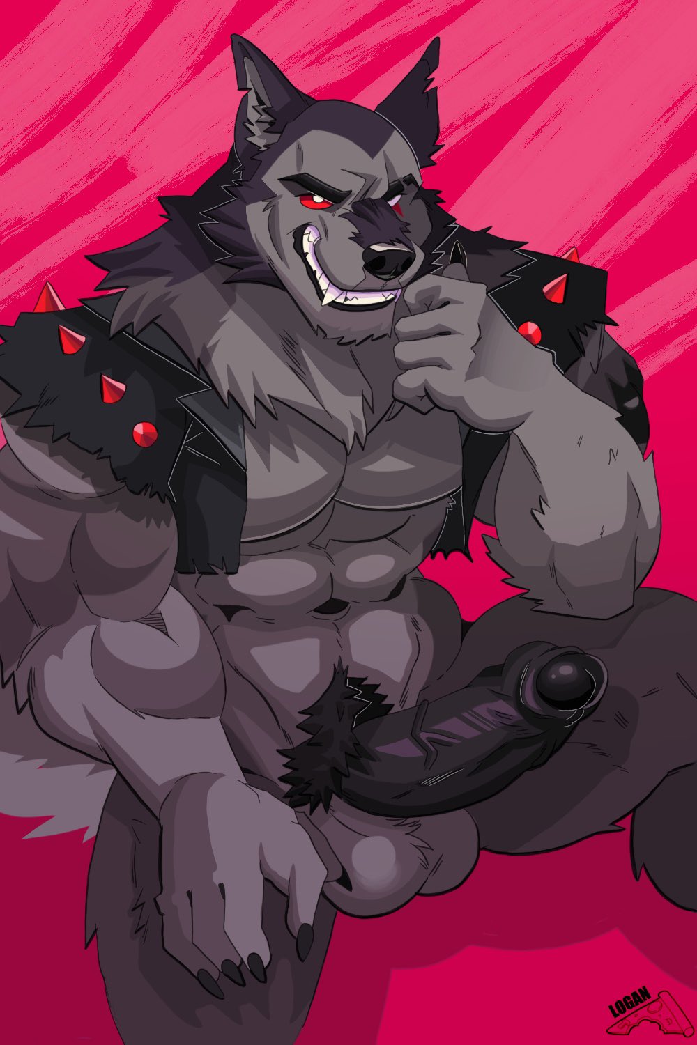 bara dick furry hellhound helluva_boss male vortex vortex_(helluva_boss)