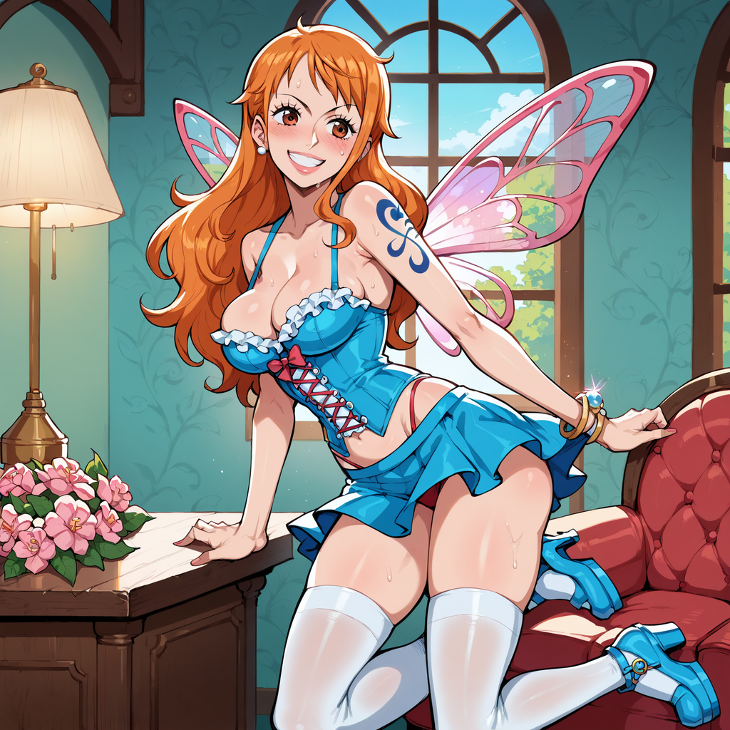 ai_generated female female_only mexkwigo nami_(one_piece) one_piece