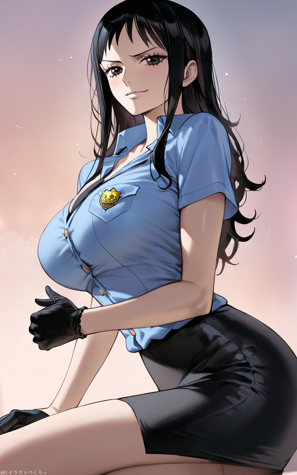 ai_generated female female_only momo(artist) nico_robin one_piece