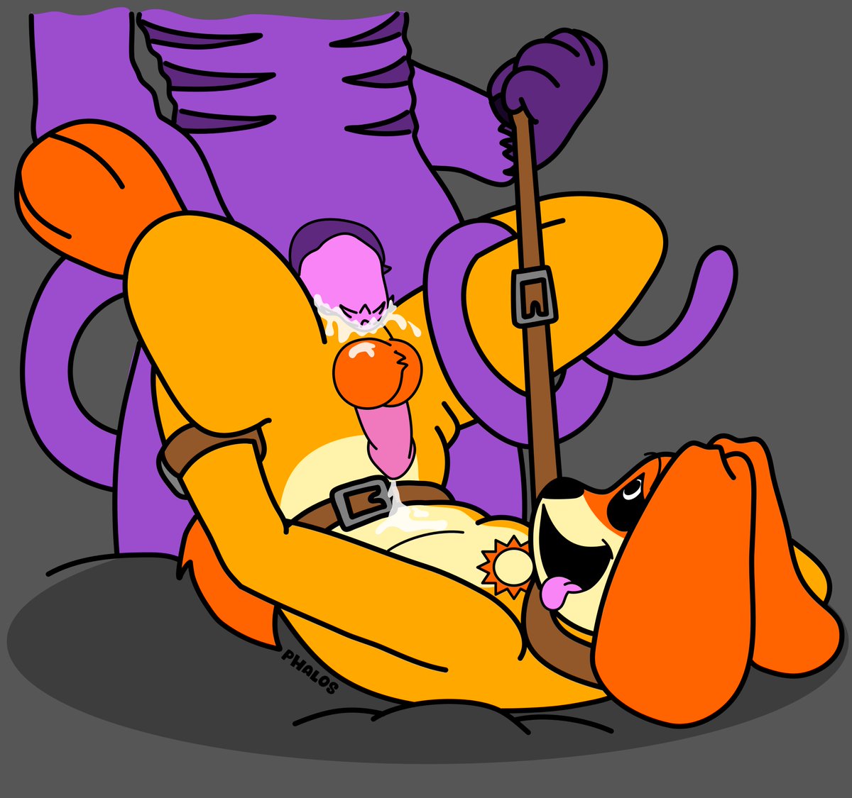 anthro anthro_on_anthro anthro_only canine catnap catnap_(poppy_playtime) critters_(poppy_playtime) dogday dogday_(poppy_playtime) doggy domestic_cat domestic_dog feline furry_only male/male no_humans orange_fur orange_skin phalosnsfw poppy_playtime poppy_playtime_(chapter_3) purple_fur purple_skin sex smiling_critters tagme