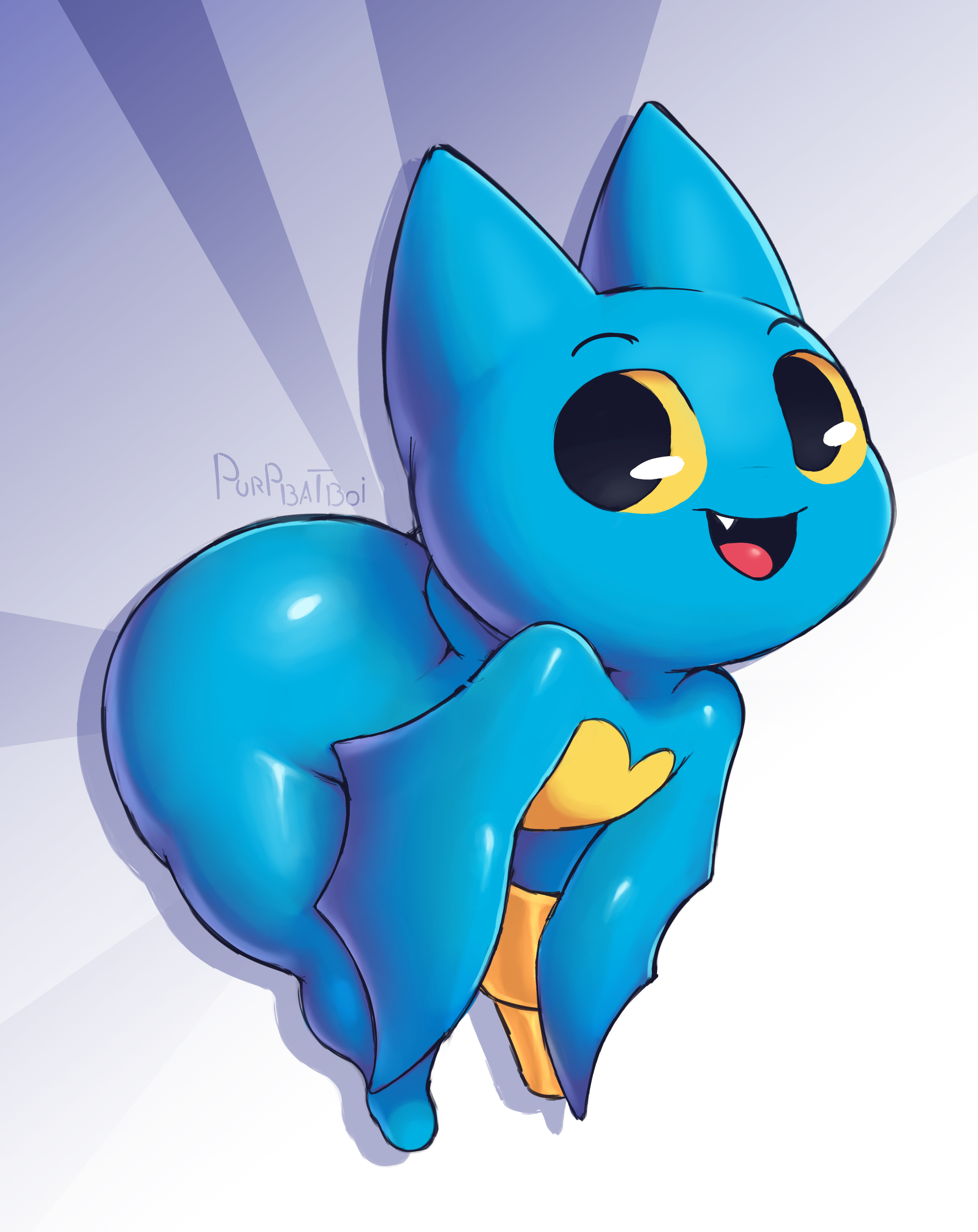 1girls, 2025, absurd res, adorabat, anthro, anthro female, anthro only, anthro solo, ass, bat, bat girl, bent over, big ass, big butt, black eyes, blue body, blue fur, cartoon network, cub, digital media (artwork), eyebrows, female, female cub, female only, fur, furry, furry female, furry only, hi res, huge ass, large ass, mammal, mao mao: heroes of pure heart, nude, open mouth, pegleg, purpbatboi, solo, solo anthro, solo female, thick, thick ass, thick thighs, url, wide hips, wings, yellow sclera, young, young anthro, young female