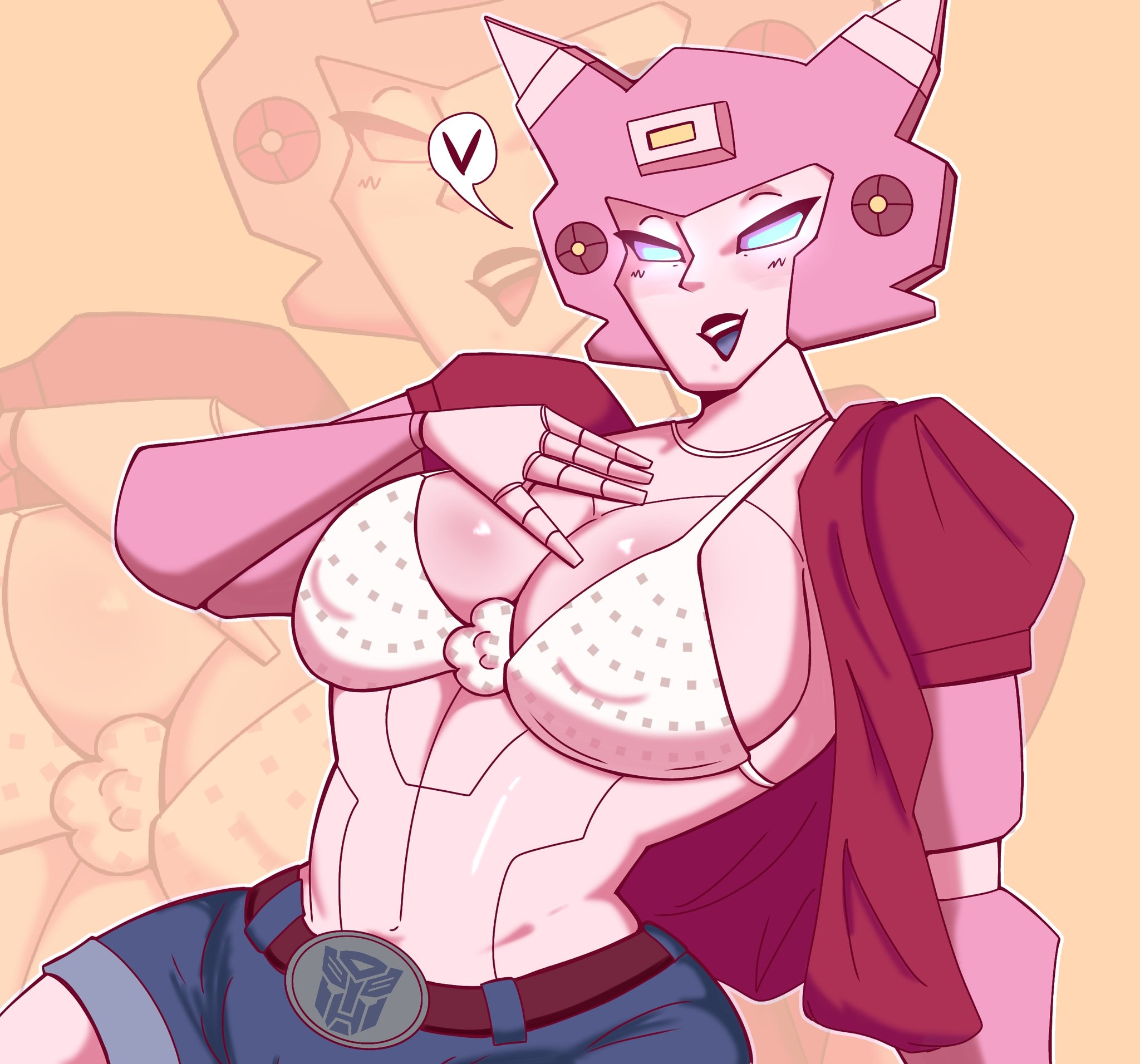 big breasts, breasts, elita one, elita-one, female, freakyyto, kwon eun-bi, kwon eun-bi (cosplay), robot girl, solo, transformers, transformers g1