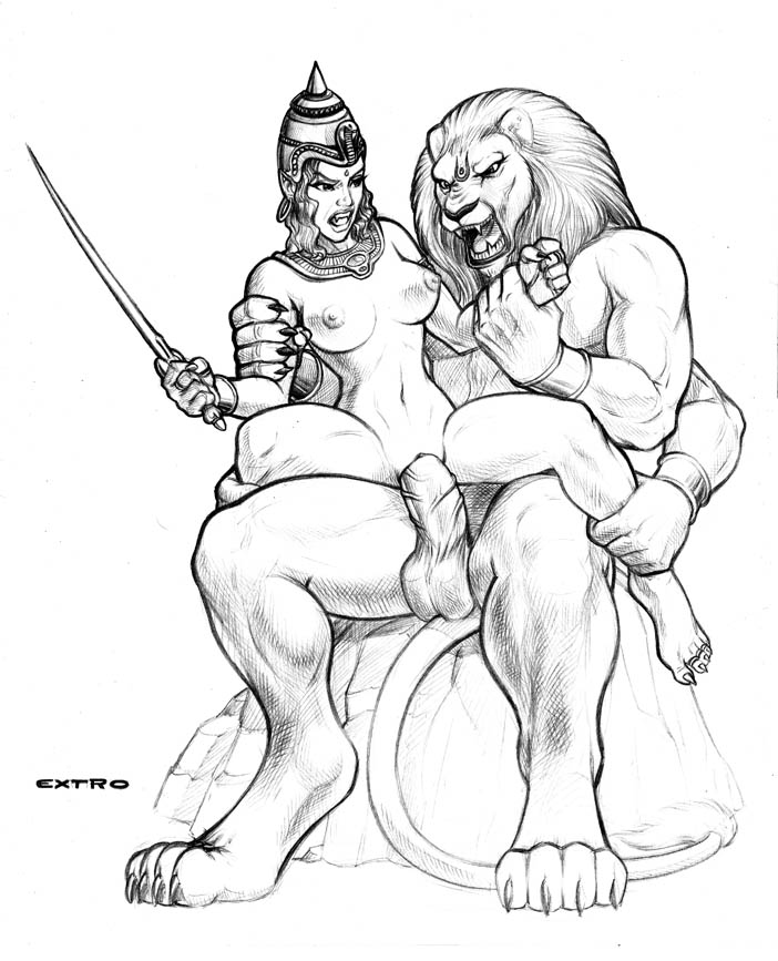 anthro anthro_on_female anthro_on_human anthro_penetrating anthro_penetrating_female anthro_penetrating_human balls breasts erection extro feline female female_penetrated fur furry human human_female interspecies lion male penetration penis sex straight vaginal_penetration
