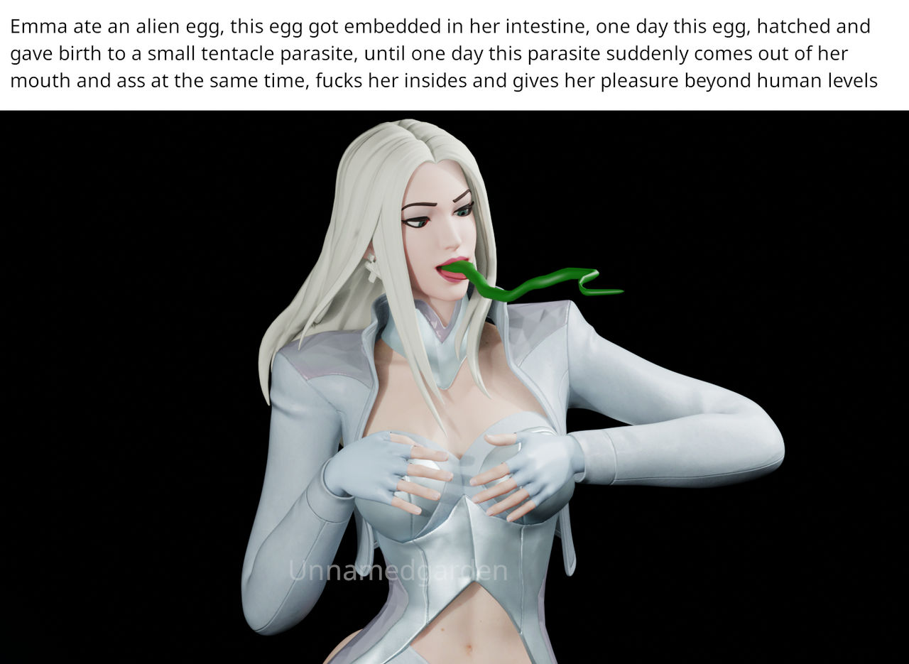 3d_model alien collaboration emma_frost emma_frost_(fortnite) fortnite fortnite:_battle_royale marvel marvel_comics parasite platinum_blonde_hair unnamedgarden x-men