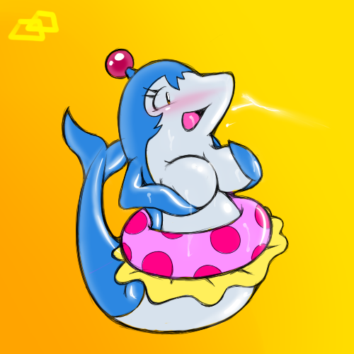 bomberman bomberman_jetterz breasts cetacean cum cum_on_breasts dolphin dolphin_bomber exed_eyes female marine