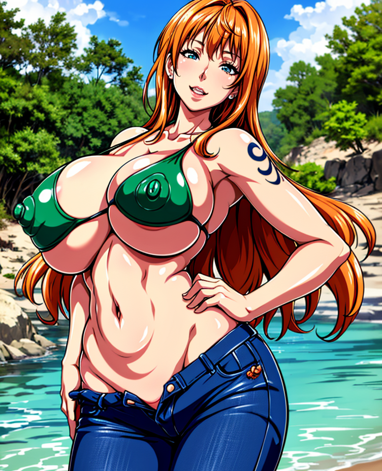 ai_generated female female_only nami_(one_piece) one_piece shootingsonic