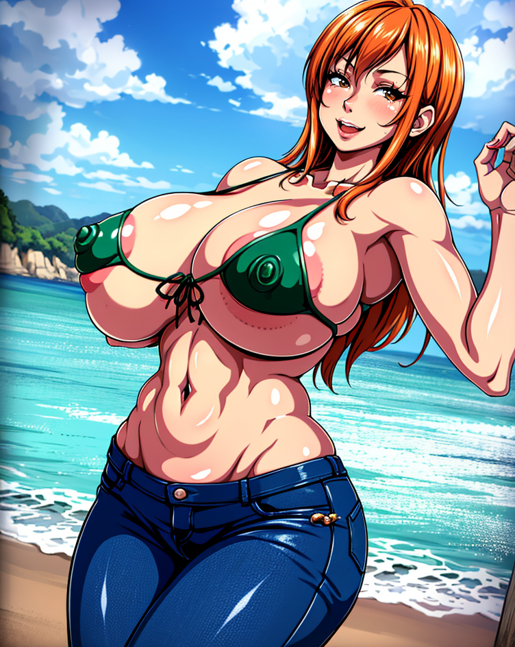 ai_generated female female_only nami_(one_piece) one_piece shootingsonic