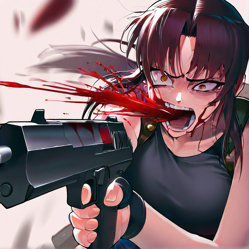 ai_generated blood gun profile_picture revy