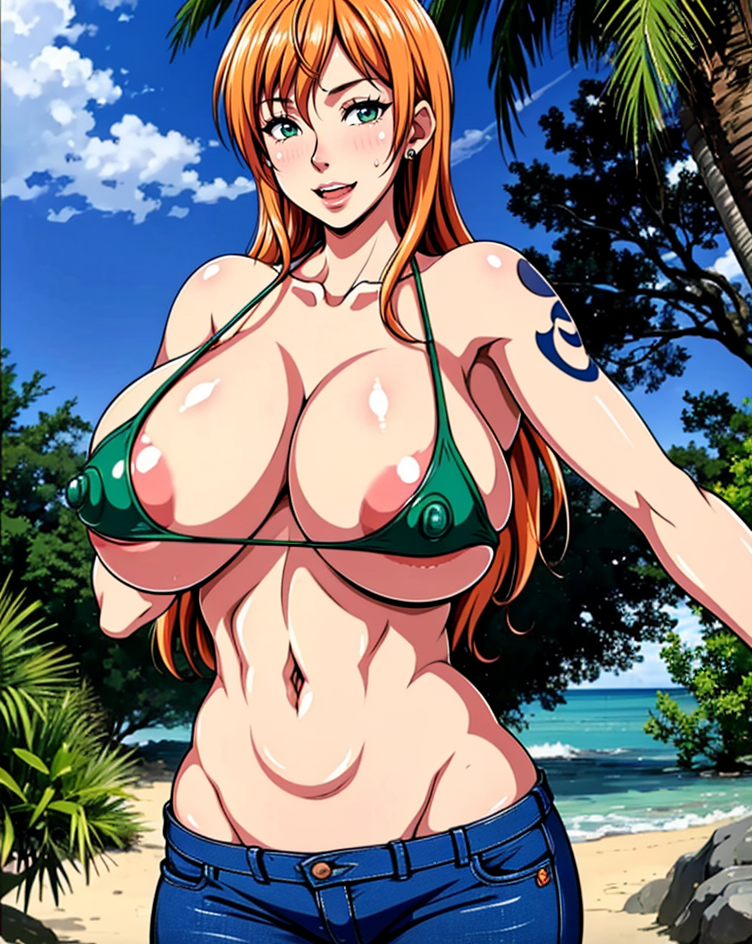 ai_generated female female_only nami_(one_piece) one_piece shootingsonic