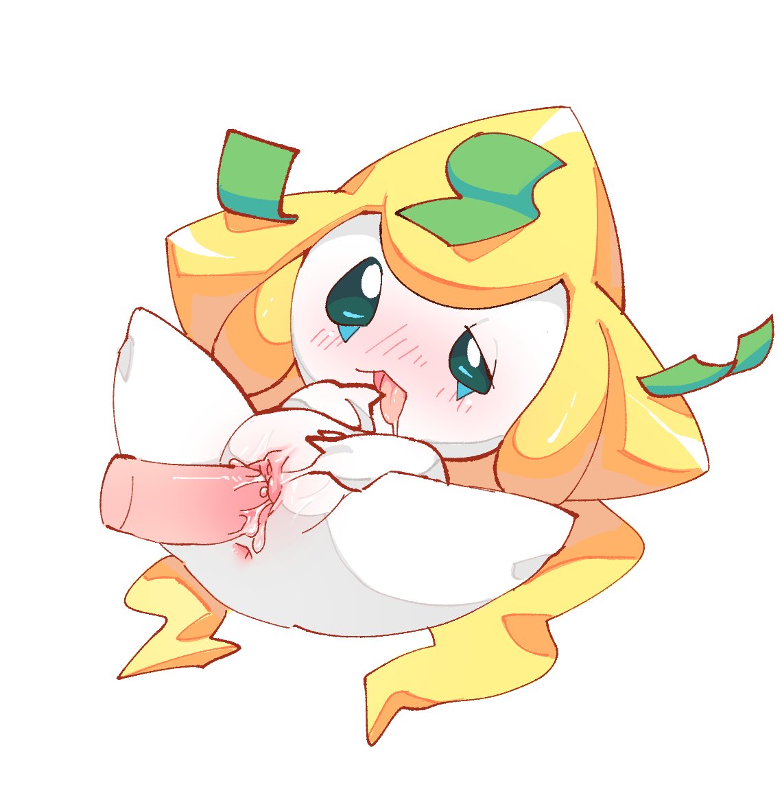 2024 anus biped blush blush_lines bodily_fluids body_part_in_pussy clitoral_hood clitoris duo erection female female_penetrated generation_3_pokemon genital_fluids genitals humanoid jirachi kirichiiii legendary_pokemon male male/female male_penetrating male_penetrating_female narrowed_eyes nintendo nude penetration penile penile_penetration penis penis_in_pussy pokemon pokemon_(species) pussy pussy_juice_on_penis sex shallow_penetration simple_background spread_legs spreading tight_fit tongue tongue_out vaginal_fluids vaginal_penetration vaginal_penetration white_background white_body