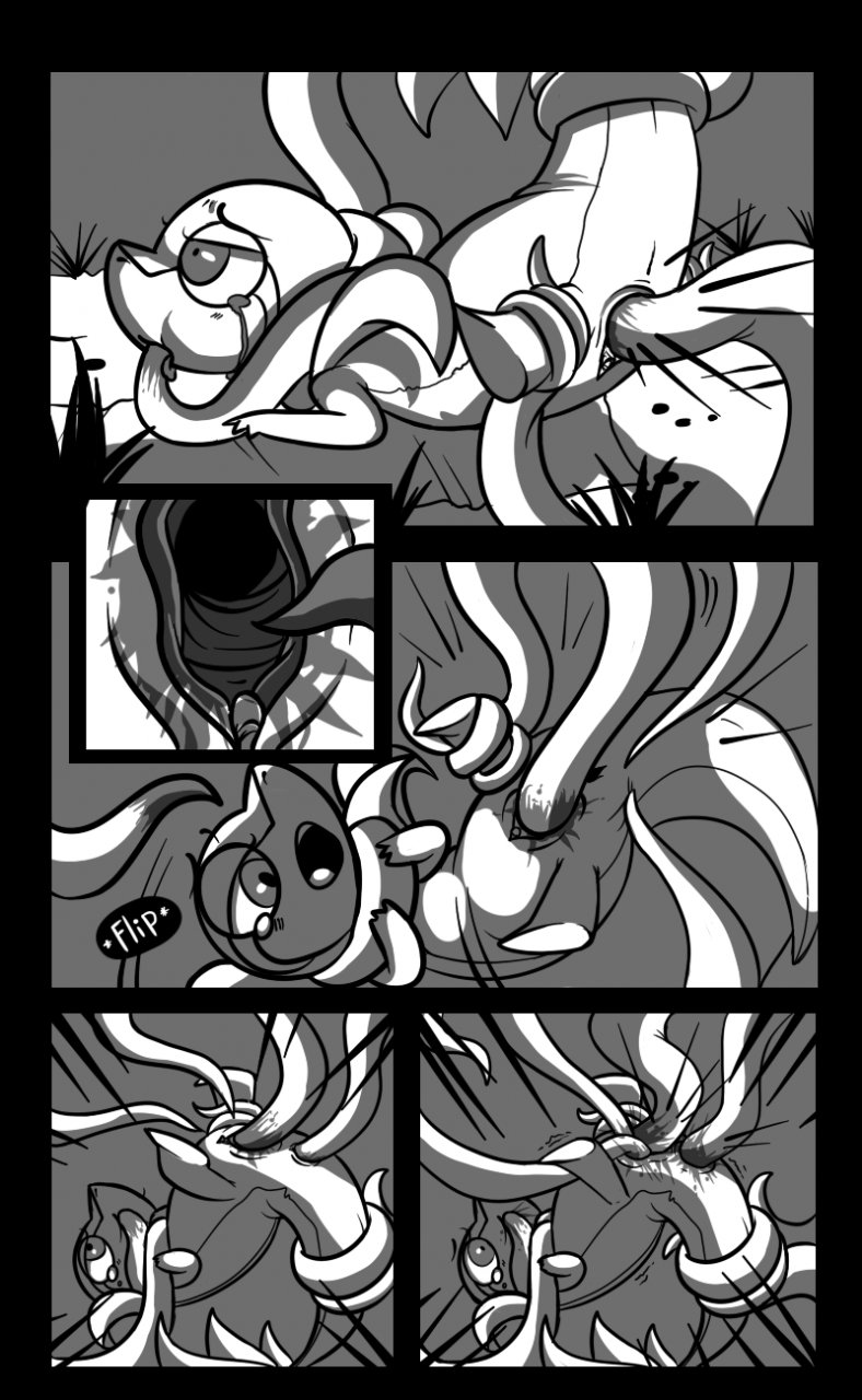 comic female feral inkcookie monochrome nude outdoors pokemon snivy tagme