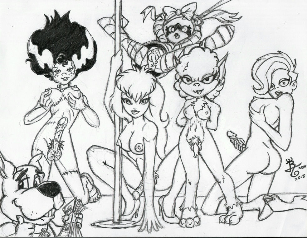 2boys 5futa elsa_frankenteen frankenstein futa futanari ghost hanna-barbera human humanoid intersex male monochrome mummy nipples phantasma_phantom rlg scooby-doo scooby-doo_(character) scooby-doo_and_the_ghoul_school shaggy_rogers sibella_dracula sketch tanis_mummy vampire were werecanid werecanine winnie_werewolf