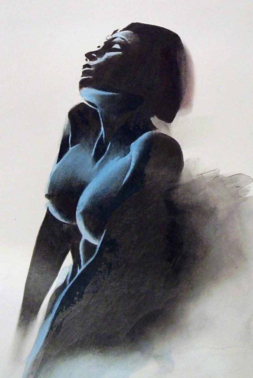 1girls artistic_nude blue_skin closed_eyes female female_only marvel mystique shelton_bryant silhouette solo tagme x-men