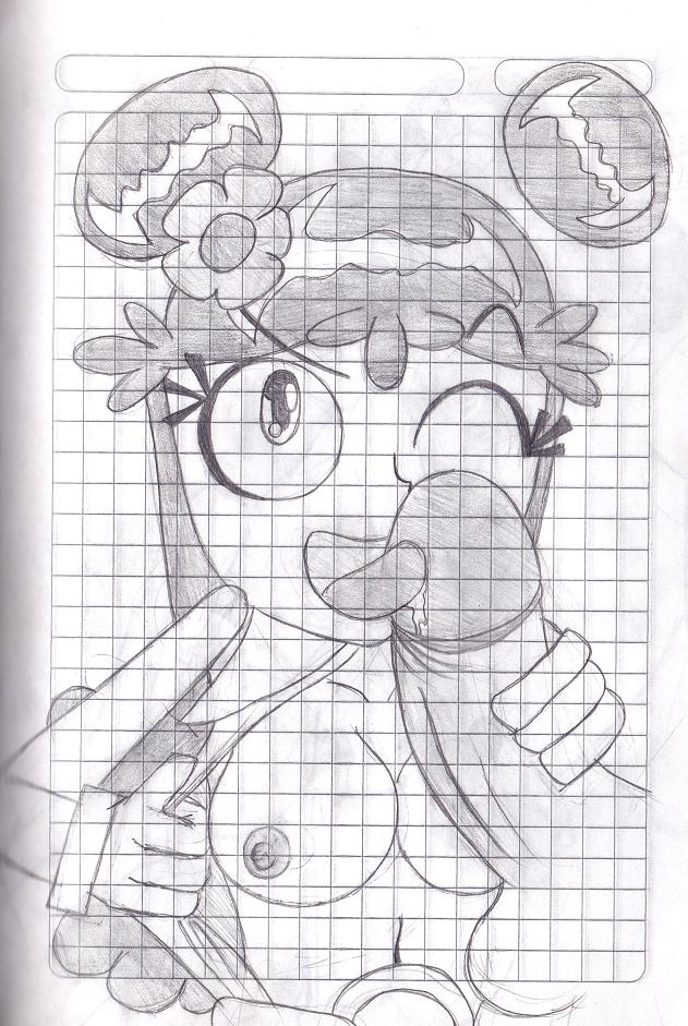 ami_onuki atnog cartoon_network graph_paper grid_background hi_hi_puffy_amiyumi partial_male tagme white_background