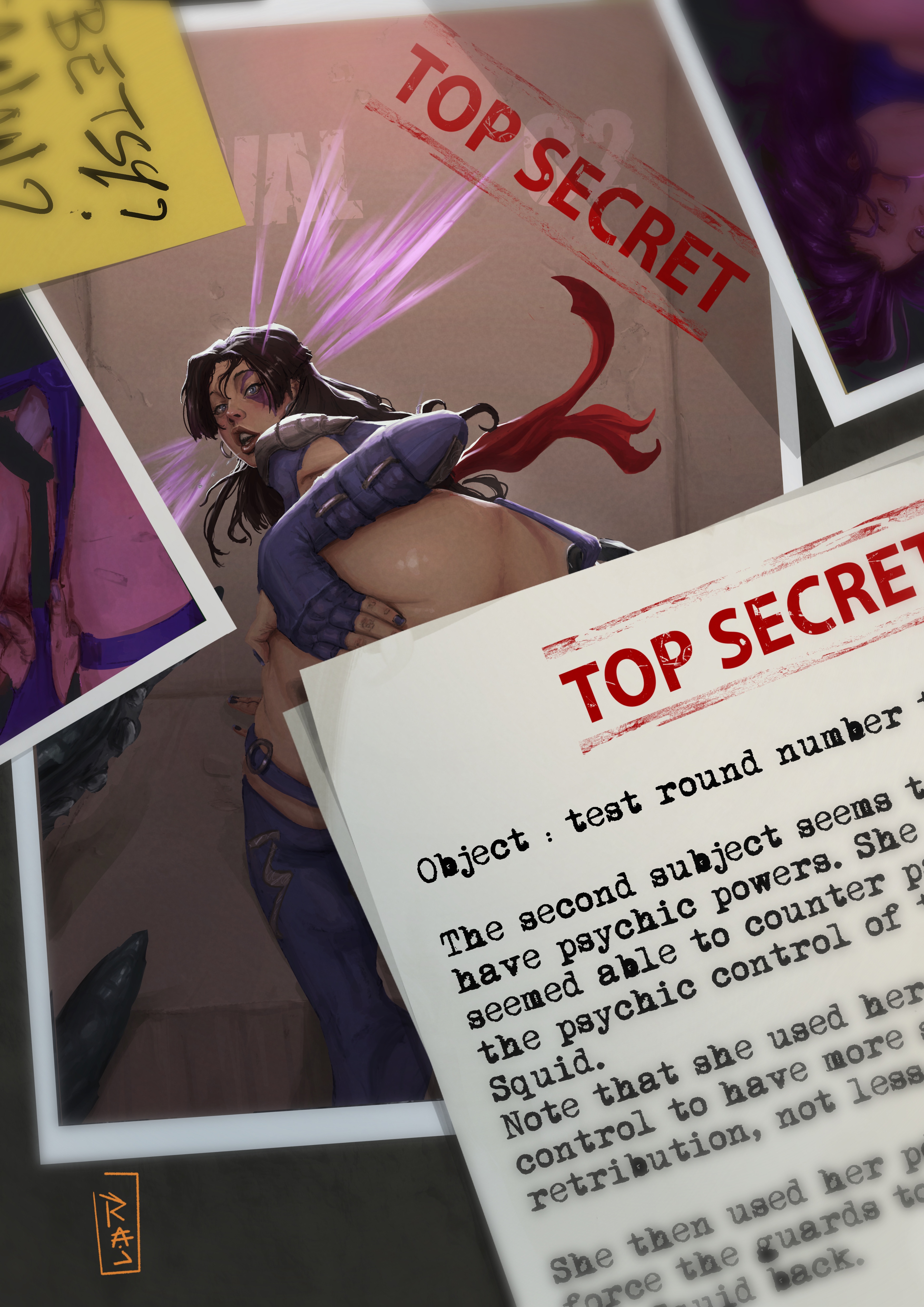 2d, english text, marvel, marvel rivals, psylocke, rajdraw, solo, tentacle, text