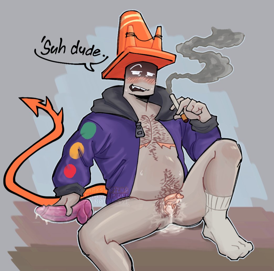 blush, d4rkst4r1zms, dildo, inphernal, male, male only, phighting, pussy, smoking, spreading, tdick, traffic (phighting), transmasc