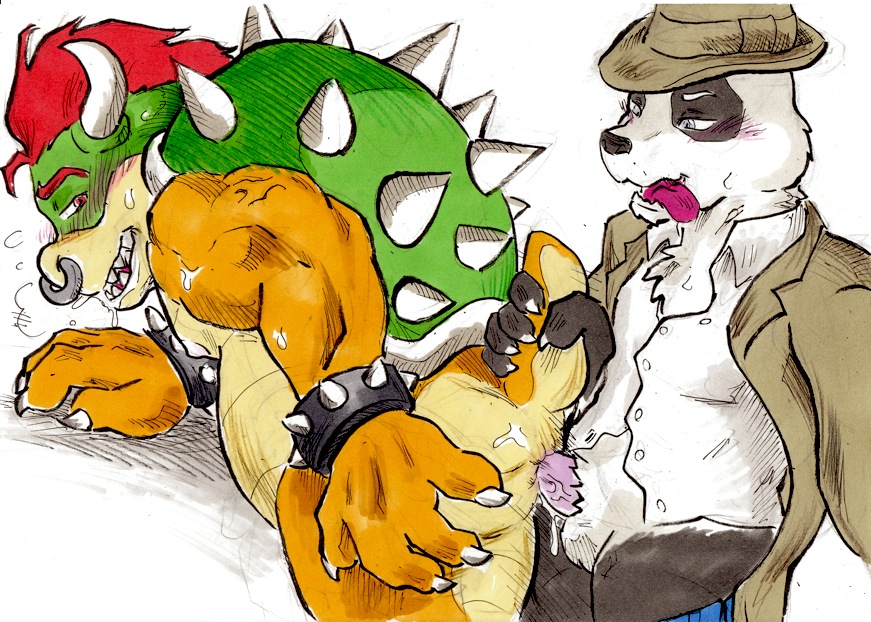 bowser daigaijin green_shell horns koopa male_only mario_(series) nintendo shell spiky_shell super_mario_bros. tagme