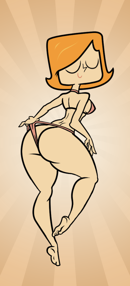 1girls big_ass big_breasts big_butt bikini debbie_turnbull debs_turnbull female female_focus female_only mature_female milf robotboy streaks tagme thick_ass thick_thighs wide_hips