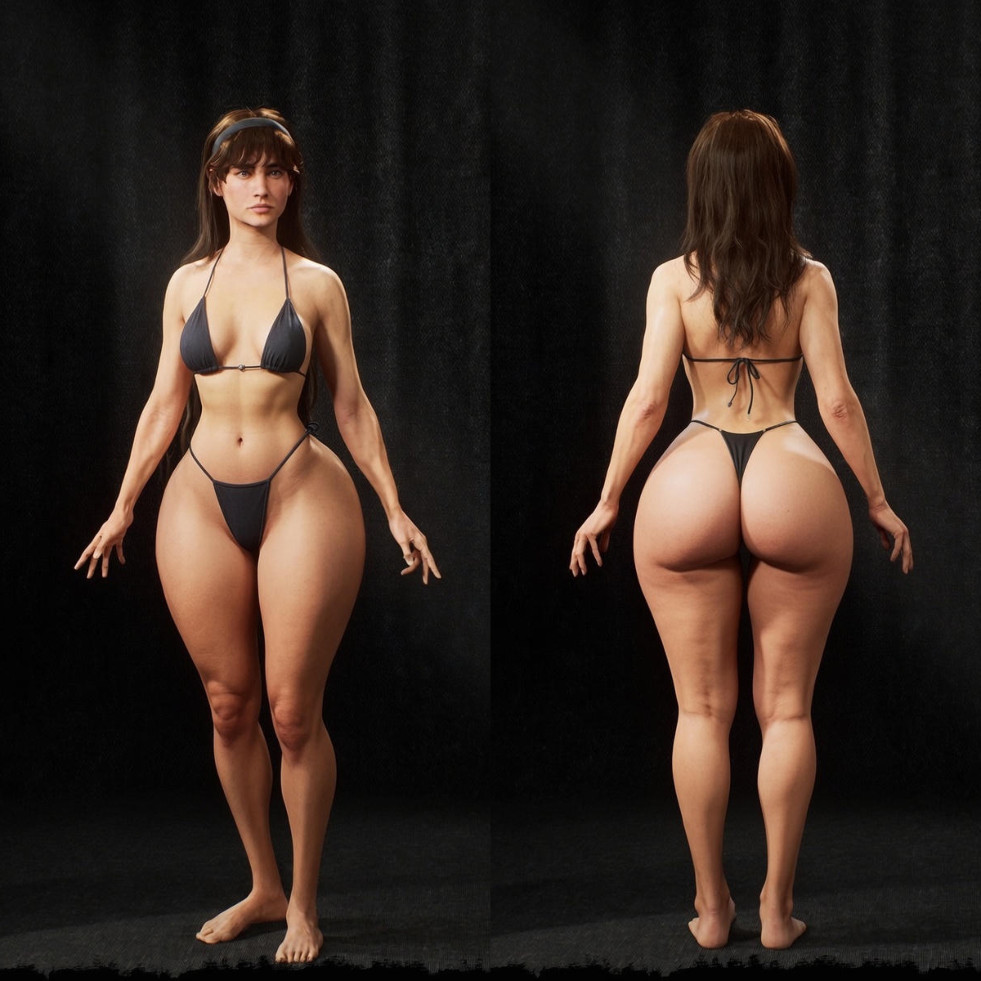 ai assisted, alisai752, big ass, clair obscur: expedition 33, clea (clair obscur: expedition 33), female, female only, grok