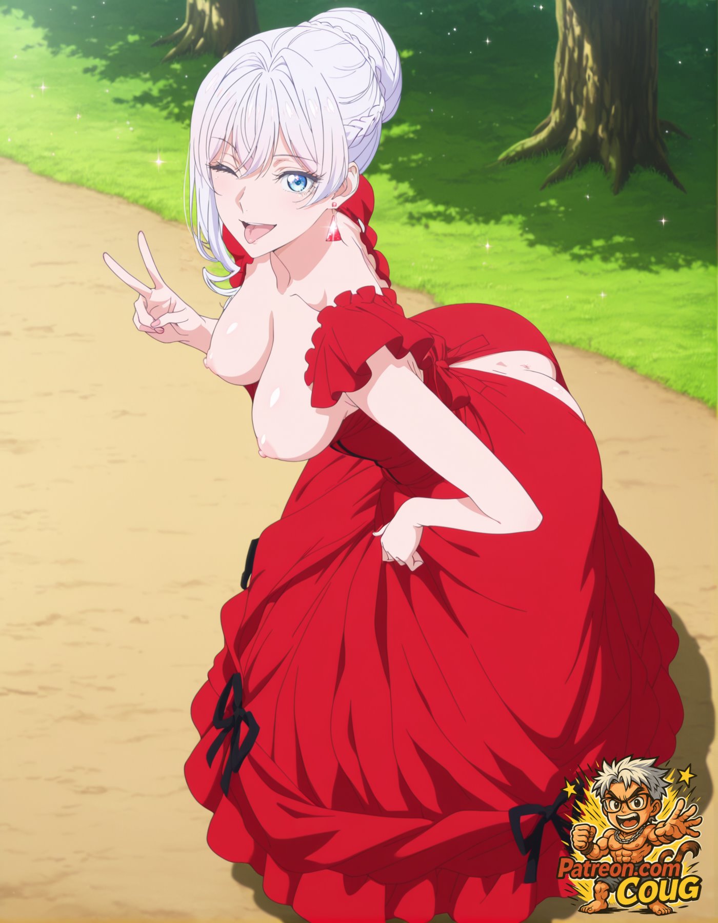 ai assisted, ai generated, coug, female, female only, saigo ni hitotsu dake onegai shitemo yoroshii deshou ka, scarlet el vandimion, stable diffusion