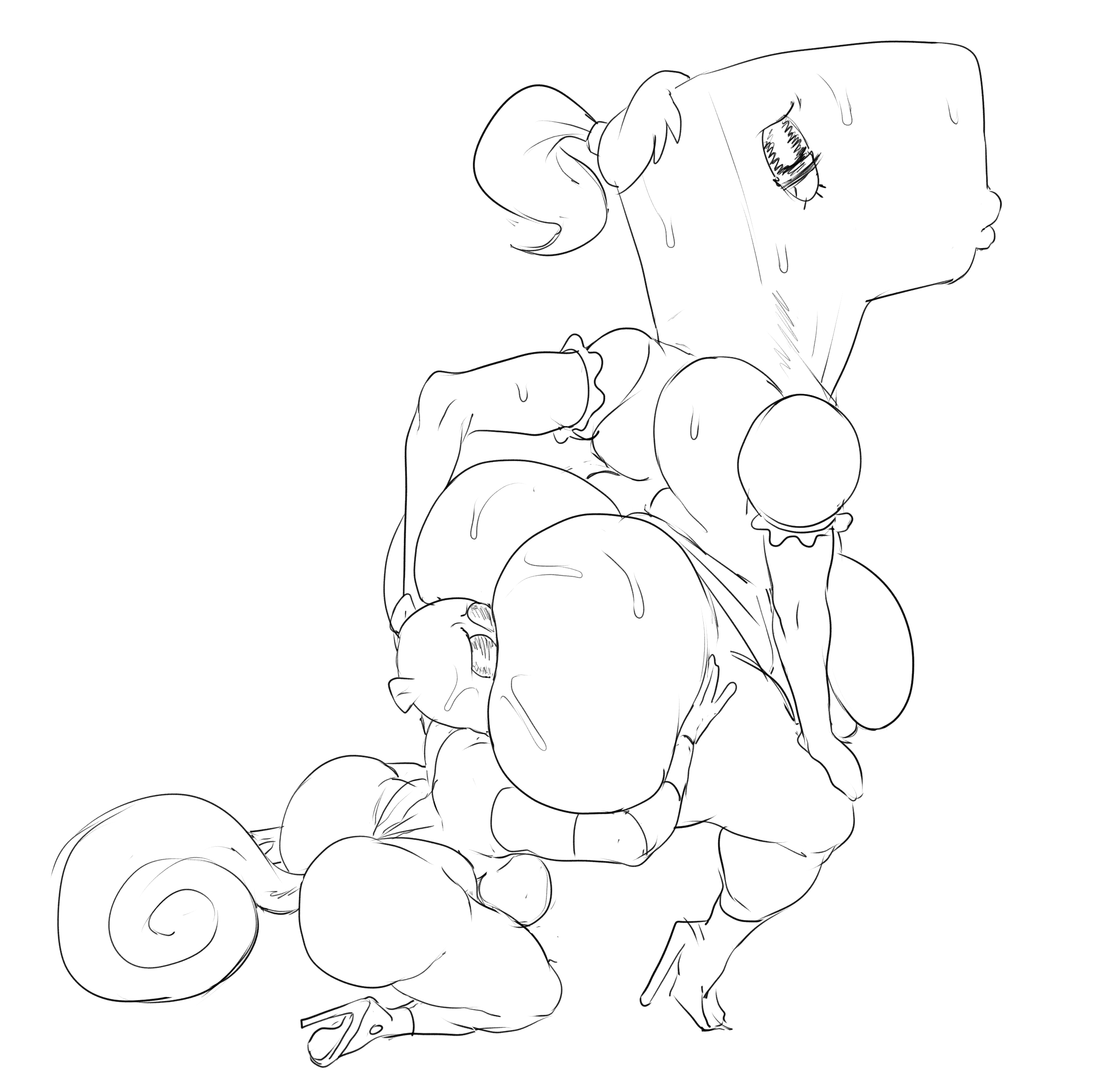 2girls, anilingus, anthro, ass, ass eating, ass worship, big ass, big breasts, big butt, breasts, bubble ass, bubble butt, cetacean, detnox, dumptruck ass, eating ass, eyelashes, face in ass, fat ass, fat butt, females, females only, heel boots, huge ass, huge breasts, huge butt, large ass, large breasts, large butt, lipstick, looking at viewer, looking back, mammal, mammal humanoid, nickelodeon, pearl krabs, ponytail, rodent, rodent humanoid, sandy cheeks, sciurid, sciurid humanoid, sperm whale, spongebob squarepants, squirrel, squirrel humanoid, straight hair, thick ass, thick thighs, whale, wide hips
