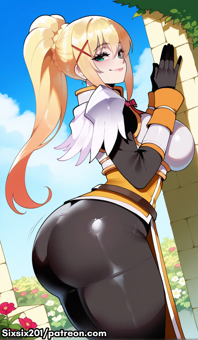 ai generated, ass, clothing, darkness (konosuba), female, female only, kono subarashii sekai ni shukufuku wo!, sixsix201