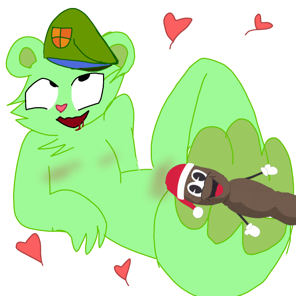 2boy feet flippy flippy_(htf) gay happy_tree_friends mr._hankey scat weird weird_crossover wtf