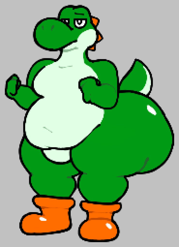 big_ass bubble_butt chip_at_night chubby huge_ass nintendo tagme thick_thighs wide_hips yoshi